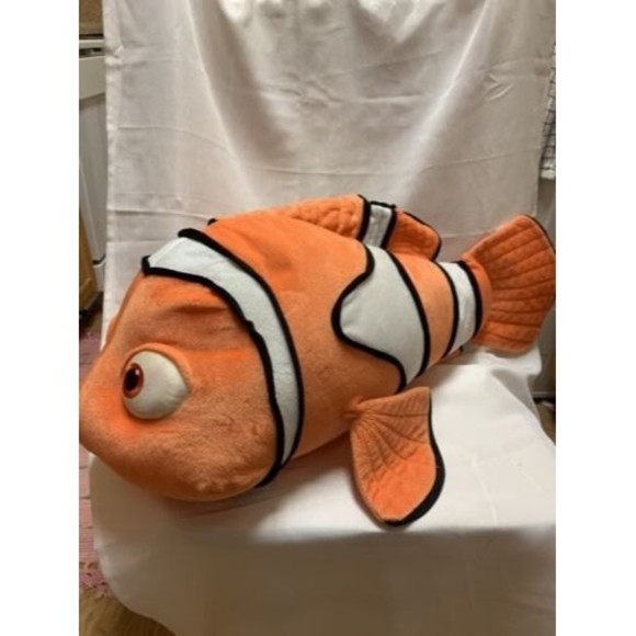 Disney Pixar Large 22" Nemo Plush Stuffed Animal Toy Finding Nemo Collectible - Picture 1 of 4
